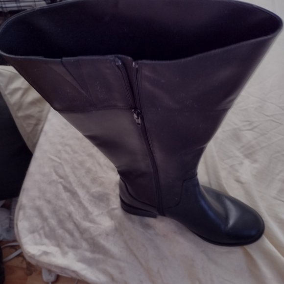 Women's over the knee black boots size 6 - Picture 3 of 3